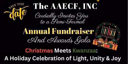 The AAECF's Holiday Building Fundraiser & Awards Gala