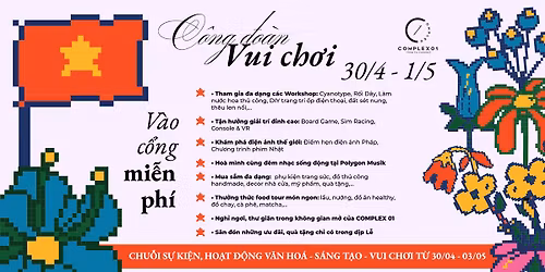 C\u00d4NG \u0110O\u00c0N VUI CH\u01a0I 30\/04 - 01\/05