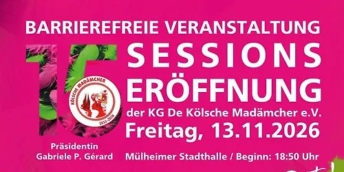 Sessionseröffnung mit den Kölschen Madämcher