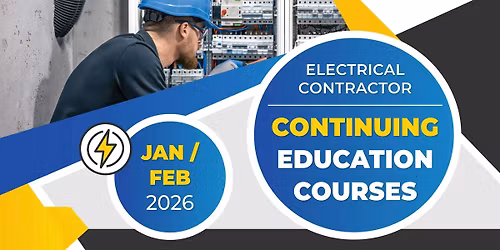 Electrical Contractor Training - Fergus Falls, Jan. 22