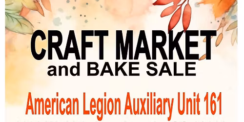 CRAFT MARKET and BAKE SALE