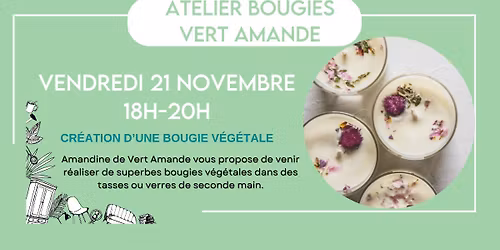 Atelier bougies avec Amandine 