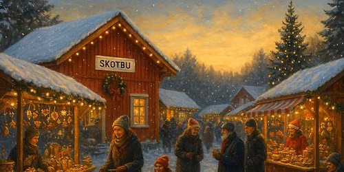 Julemarked p\u00e5 skotbu stasjon 