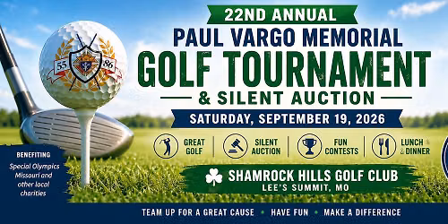 22nd Annual Paul Vargo Memorial Golf Tournament & Silent Auction
