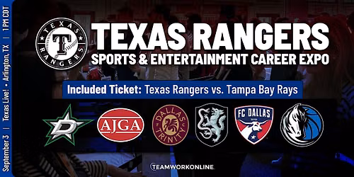 2026 Texas Rangers Sports & Entertainment Career Expo
