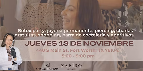 Glow Up Bazaar Social Networking Event para Mujeres Hispanas