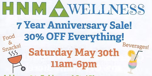 7 Year Anniversary Party Sale 