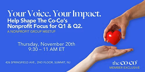 Co-Co Member Exclusive: Nonprofit Group