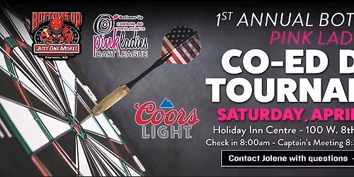 Bottoms Up Pink Ladies Co-Ed Dart Tournament