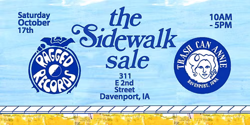 The Sidewalk Sale at Ragged Records & Trash Can Annie