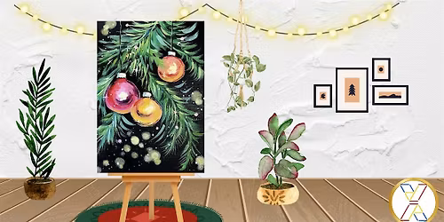 Paint Night : "Sparkling Ornaments"