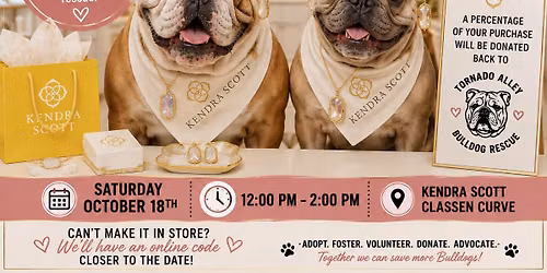 \ud83d\udc8e\ud83d\udc3e SHOP FOR A CAUSE WITH TORNADO ALLEY BULLDOG RESCUE! \ud83d\udc3e\ud83d\udc8e