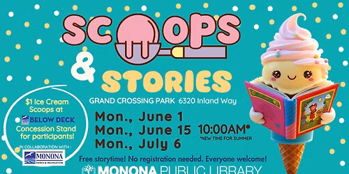 Scoops & Stories at Grand Crossing Park!
