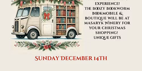 "BOOKED" For The Holidays at Masaryk Winery
