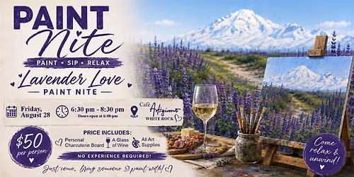 Lavender Love Paint Nite