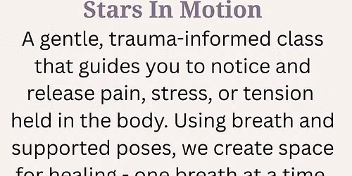 Yoga For Healing at Stars In Motion