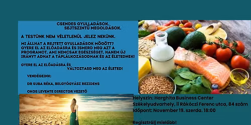 Csendes gyullad\u00e1sok. Sejtszint\u0171 megold\u00e1sok. - \u00c9letm\u00f3d d\u00e9lut\u00e1n