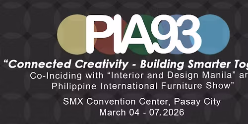 The Philippine Institute of Architects (PIA) 93rd National Convention 2026