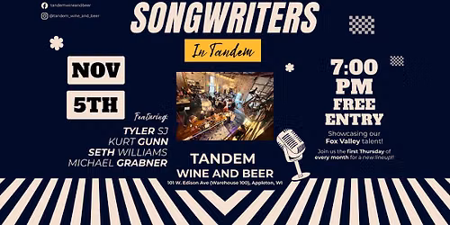 Songwriters In Tandem - A Writer's Round