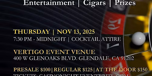 Hayk For Our Heroes Casino Night