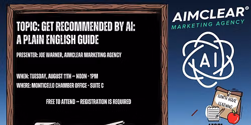 Lunch Hour Learning: Get Recommended by AI: A Plain-English Guide