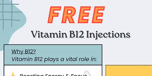 FREE VITAMIN B12 INJECTION!