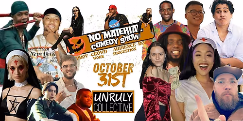 Halloween pregame No Material Comedy Show (ft. Shaquille Shakur)