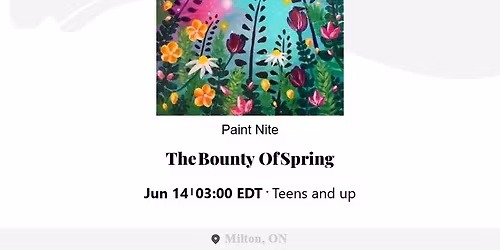 Paint Nite at Boston Pizza Milton!