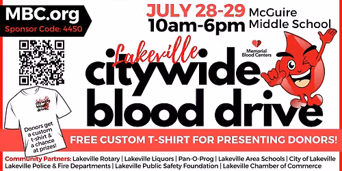 Lakeville Citywide Blood Drive