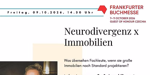 Lesung: "Gro\u00dfe Immobilien gut geplant" - Neurodivergenz x Immobilien
