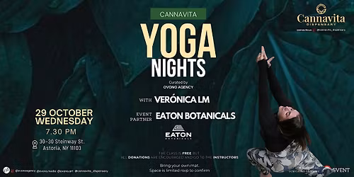 Free RSVP in Astoria:  Cannavita Yoga Nights