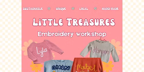Little Treasures Christmas Embroidery Workshop