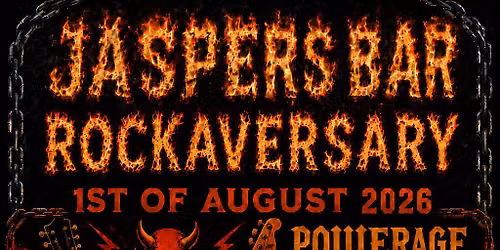 Jasper's Bar ROCKAVERSARY!!! \ud83e\udd18\ud83e\udd18\ud83e\udd18
