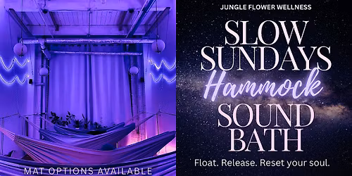 Slow Sundays Hammock Sound Bath | Meditation Sound Healing Toronto