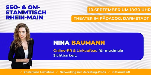 SEO- & OM-Stammtisch Rhein-Main im September 2026