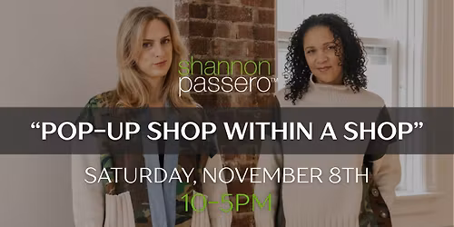 Shannon Passero Pop-Up