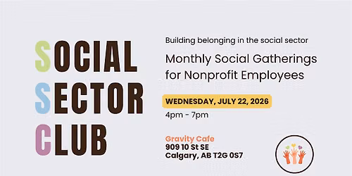 Social Sector Club - July 22nd 2026  Social