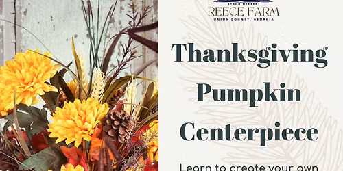 Pumpkin Centerpiece Workshop