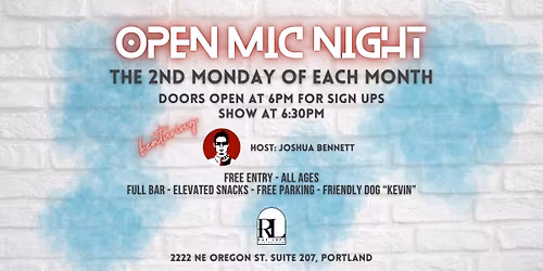 All Ages Open Mic Night at Rae Loft