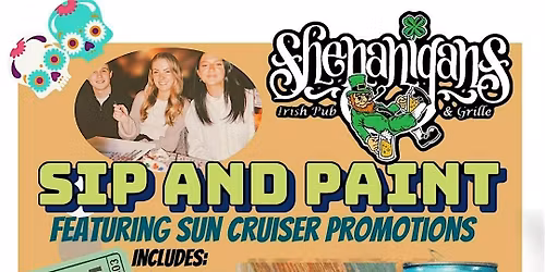 Sip and Paint at Shenanigans