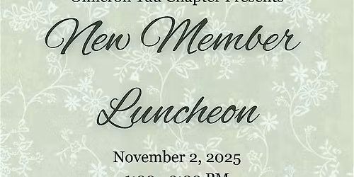 New Member Luncheon