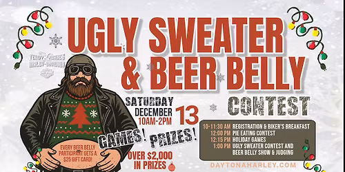 Ugly Sweater & Beer Belly Contest