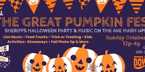 Great Pumpkin Fest: Music on the Ave meets Sheriff\u2019s Halloween Party