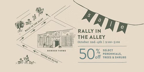 Rally in the Alley Plant Sale