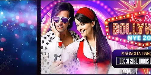 Neon Retro Bollywood NYE Party