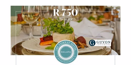 Boschendal Wine Dinner Food Pairing