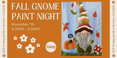 Fall Gnome Paint Night with Stormy Tripp