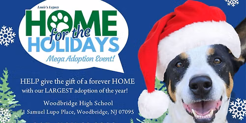 Home for the Holidays: Mega Animal Adoption Event (New Jersey)