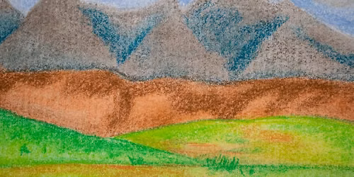 Art Class: Colorful Chalk Pastel Landscapes