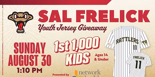 Sal Frelick Youth Jersey Giveaway 